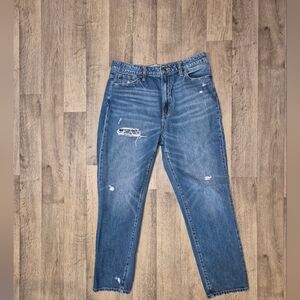 Tricot High Rise Distressed Straight‎ Leg Jeans Size 9 SKU 233